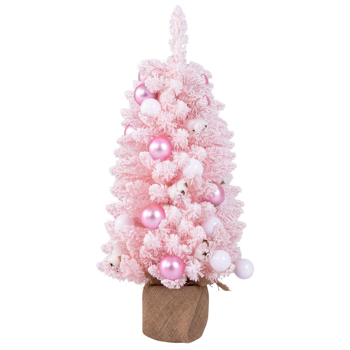 WEIHNACHTSBAUM Mini Pink - Pink, Kunststoff (90cm) - COSTWAY