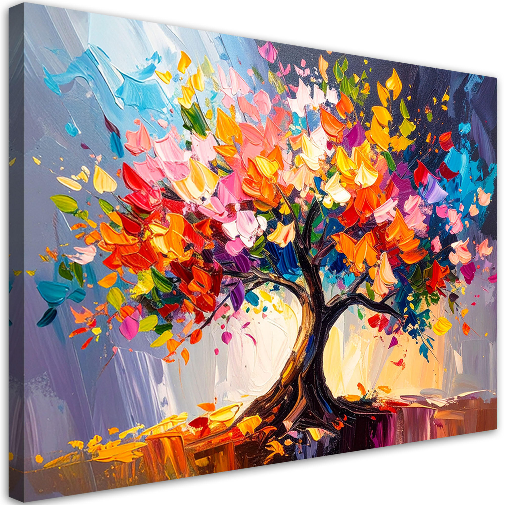 Feeby Leinwandbild Mehrfarbig 60x40 cm