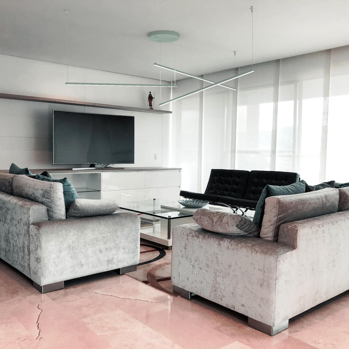 LED-HÄNGELEUCHTE - Grün, Metall (2/100/2cm) - Lumicom