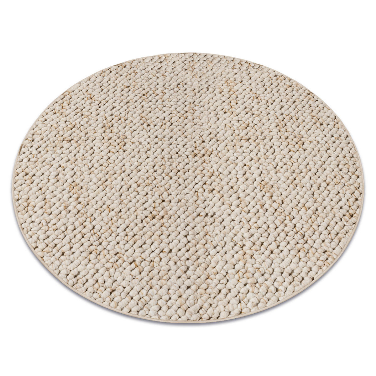 TEPPICH rund CASABLANCA 170 cm - Beige, Textil (170/170cm) - rugsX