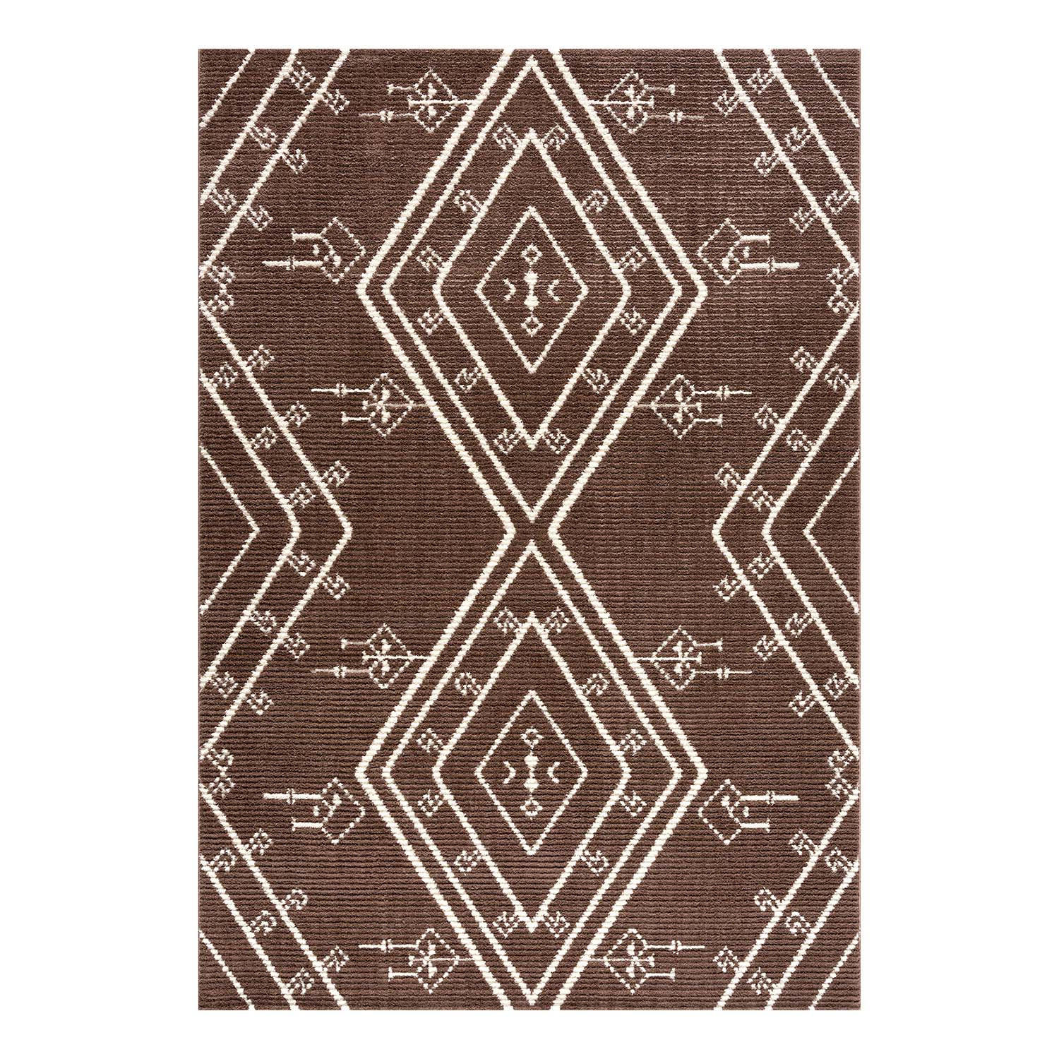 KURZFLOR-TEPPICH April 2291 Braun 160x230 cm - Braun, Textil (160/230cm) - carpet city