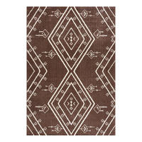 KURZFLOR-TEPPICH April 2291 Braun 140x200 cm - Braun, Textil (140/200cm) - carpet city