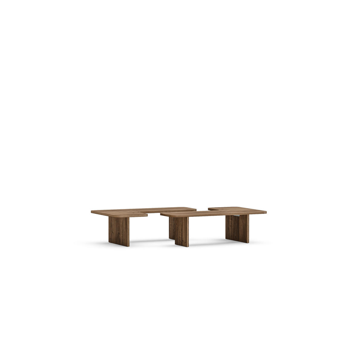 COUCHTISCH Toro Walnuß - Walnussfarben, Holzwerkstoff (89/58/28cm) - Decorotika