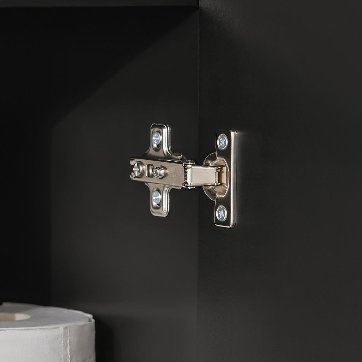 HÄNGESCHRANK Schwarz - Schwarz, Holzwerkstoff (90/60/30cm) - SoBuy