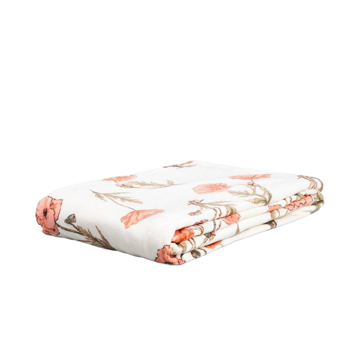 DECKE Meadow Flowers 130/170 cm - Multicolor, Textil (130/170cm) - Homla