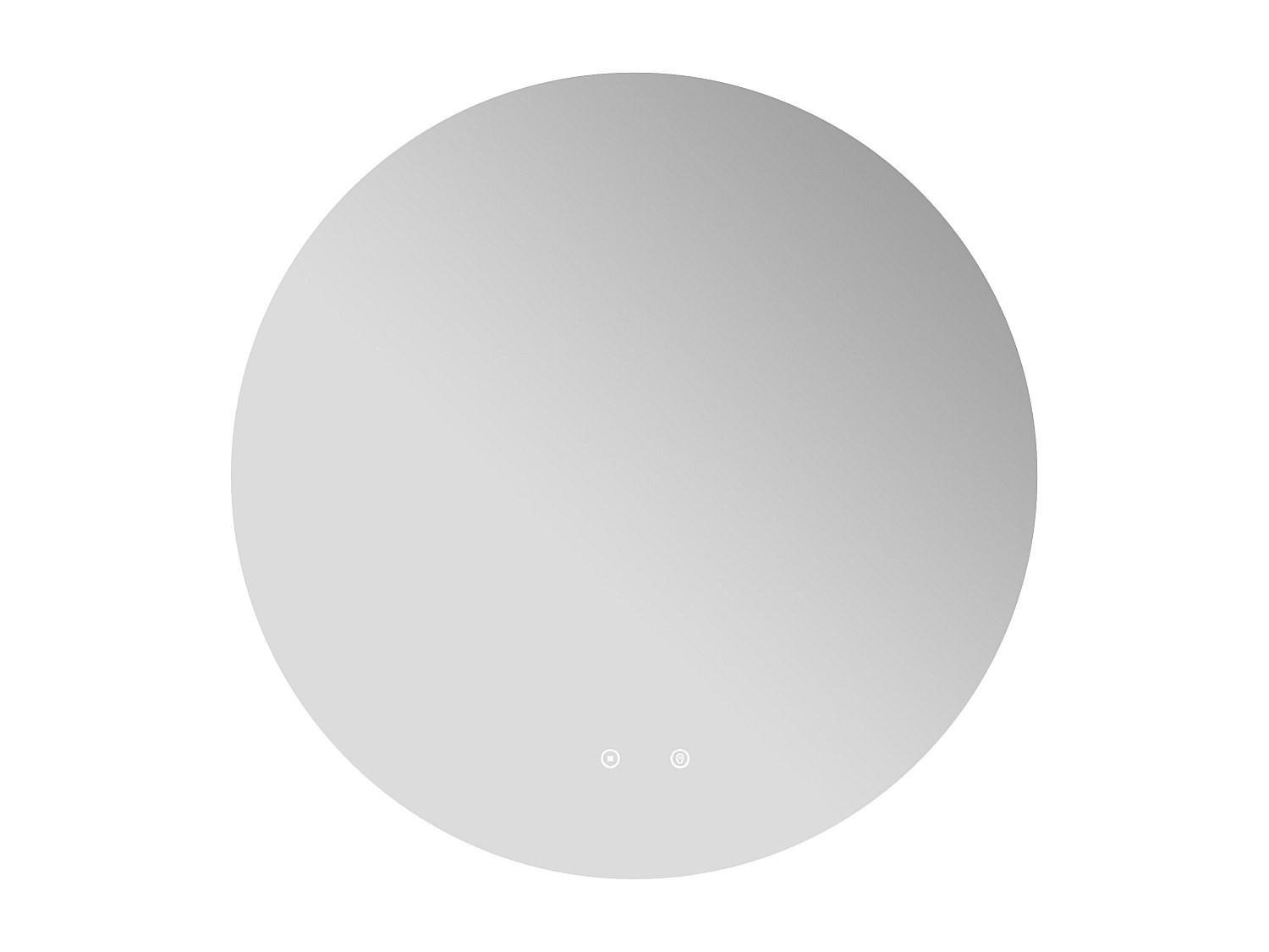 BADSPIEGEL - 90 cmcm x 35 cmcm - Glas - Transparent - ROMULA - Transparent, Glas (90/90/35cm) - Vente-Unique