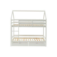 HAUSBETT - 2 Personen - holz - weiß Chori - Weiß, Holz (90/190cm) - Vente-Unique