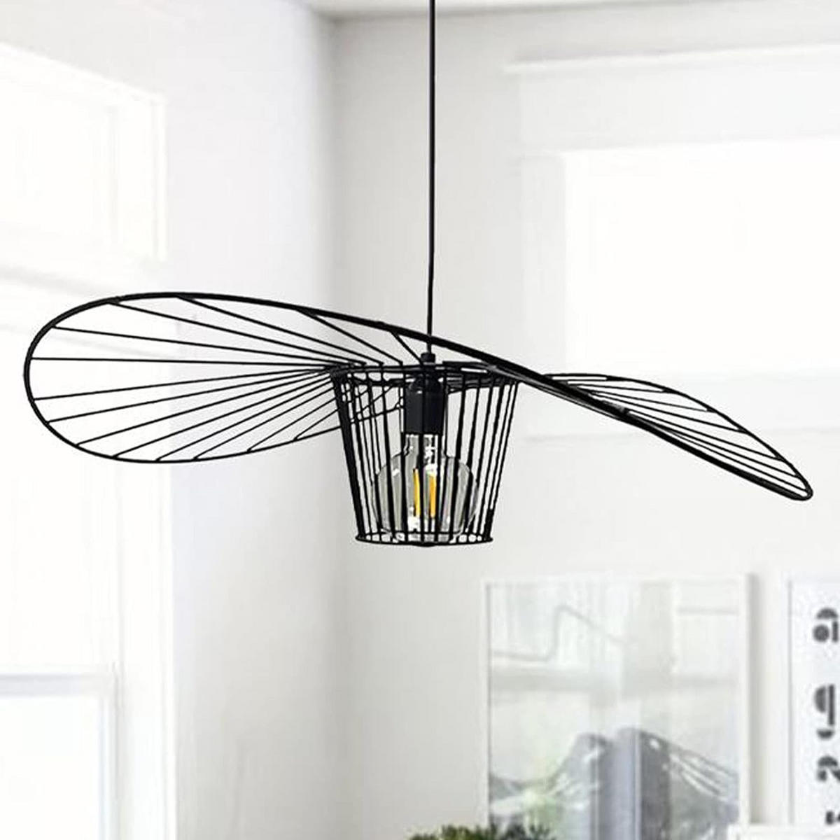 PENDELLEUCHTE Orvelte 70/20 cm - Schwarz, Metall (20/70/20cm) - Bamyum