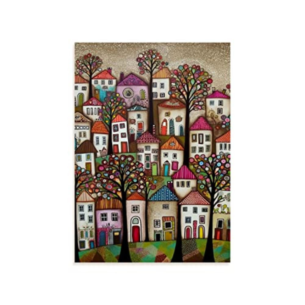 POSTER Karla Gerard – Urbaner Garten A4 Rahmenlos - Klar, Papier (29.7/5/21cm) - Nacnic