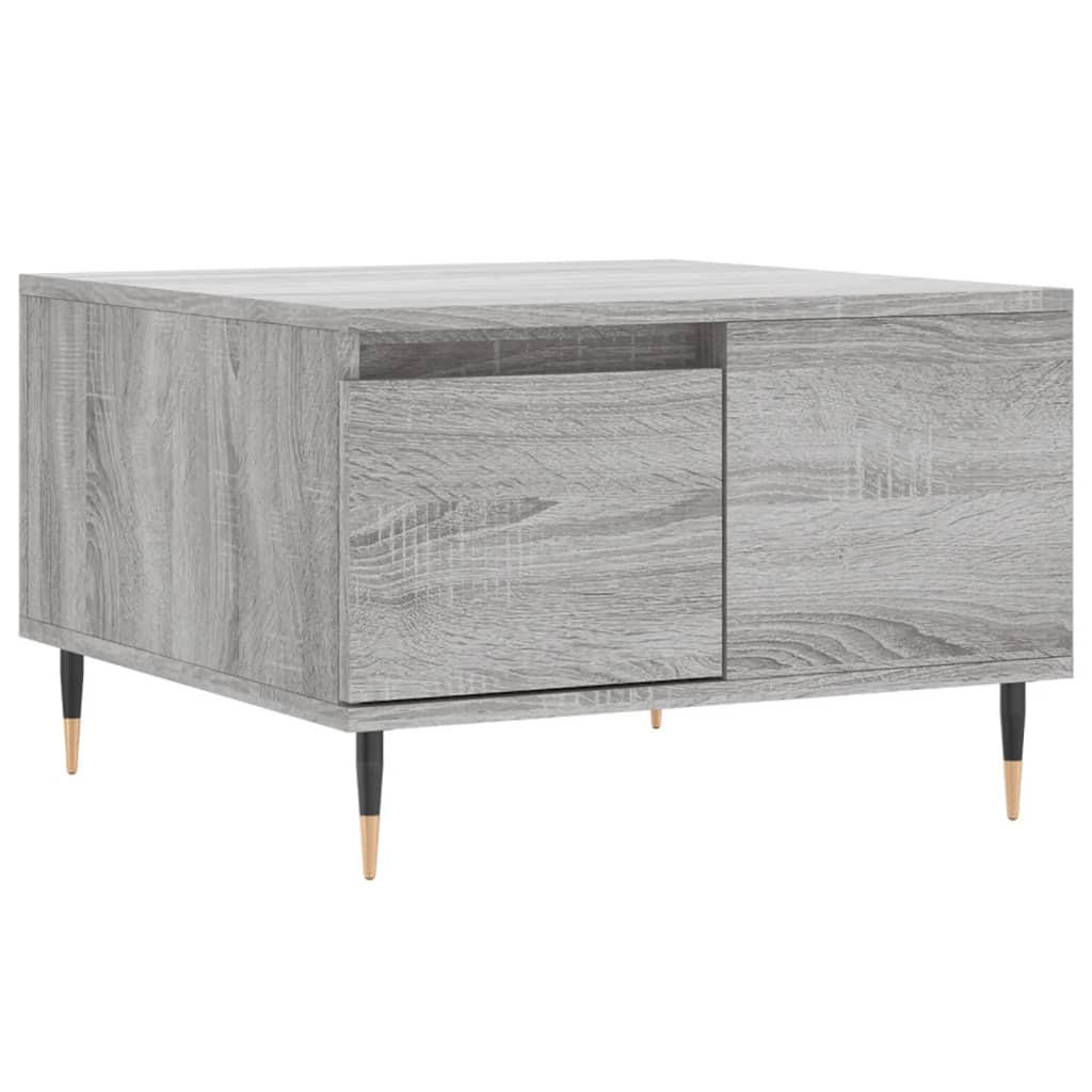 COUCHTISCH Grau Sonoma 55x55x36,5 cm Holzwerkstoff - Grau, Holzwerkstoff (55/55/36.5cm) - furnicato