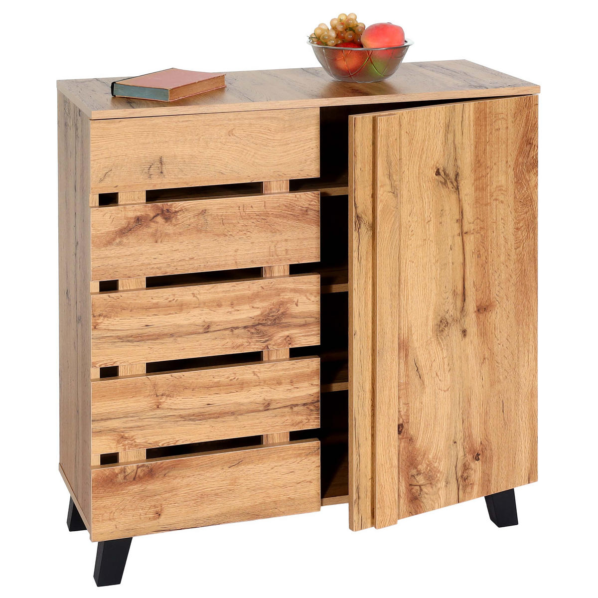 KOMMODE Braun - Braun, Holz (80/88/34cm) - MCW