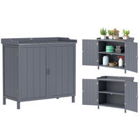 GERÄTESCHUPPEN DE-17626 Grau - Grau, Holz (98/95.5/48cm) - ComfortXL