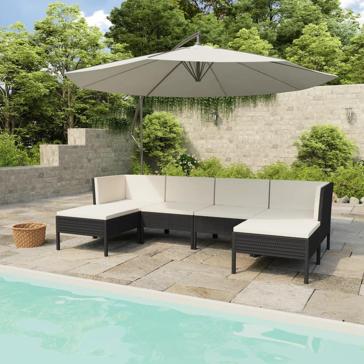 GARTENSET Redmond 6-teilig - Schwarz, Metall - Nettlife