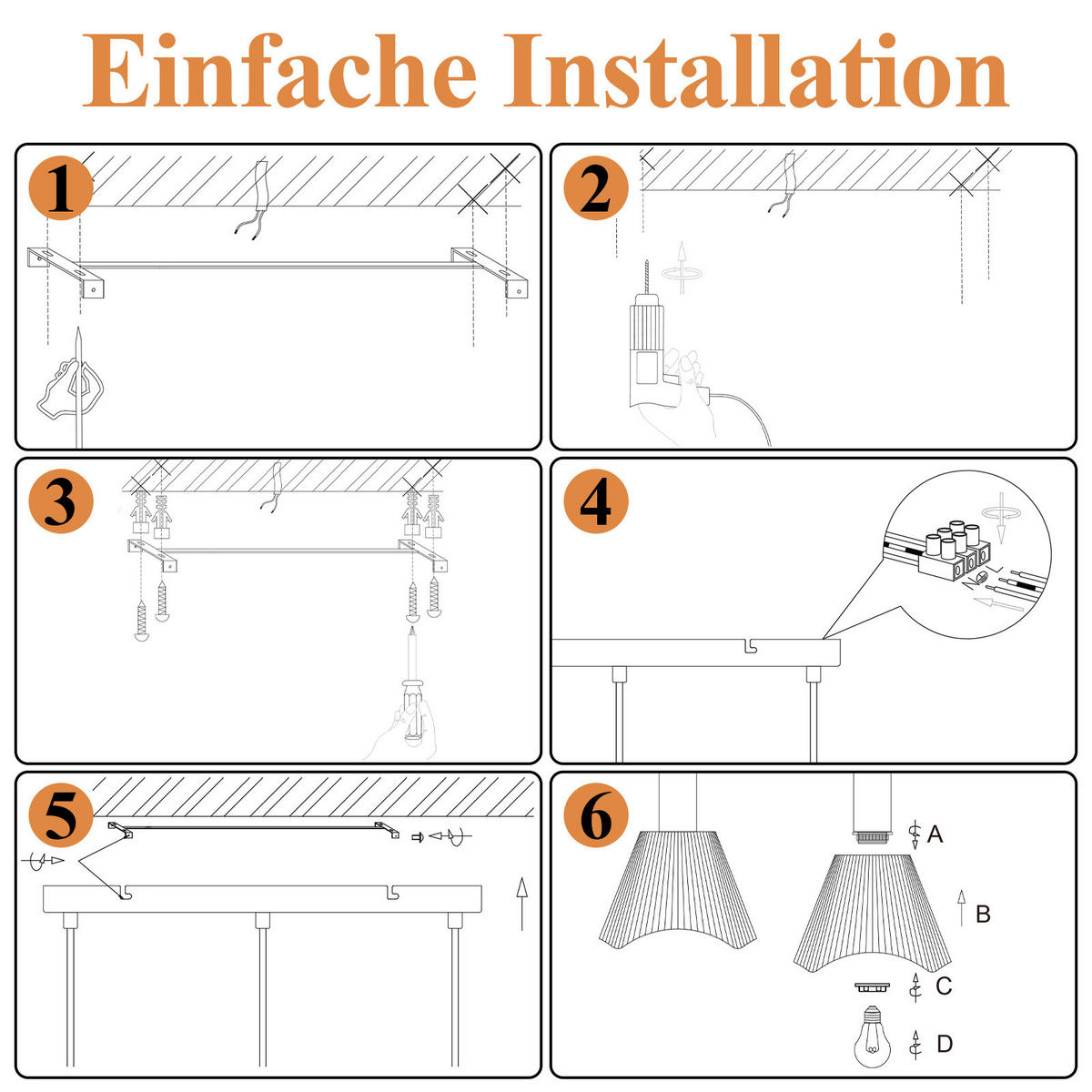 PENDELLEUCHTE Zachary 74/56/120 cm - Braun, Metall (74/56/120cm) - ZMH