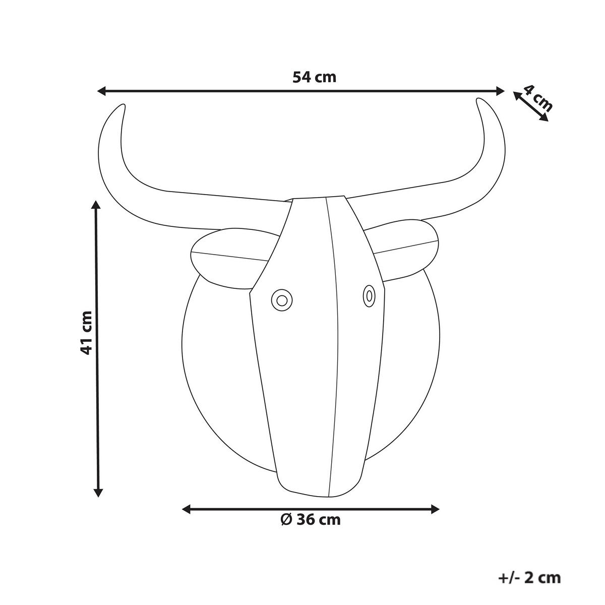 WANDDEKORATION Metall grau Erbium - Grau, Metall (54/41/5cm) - Beliani