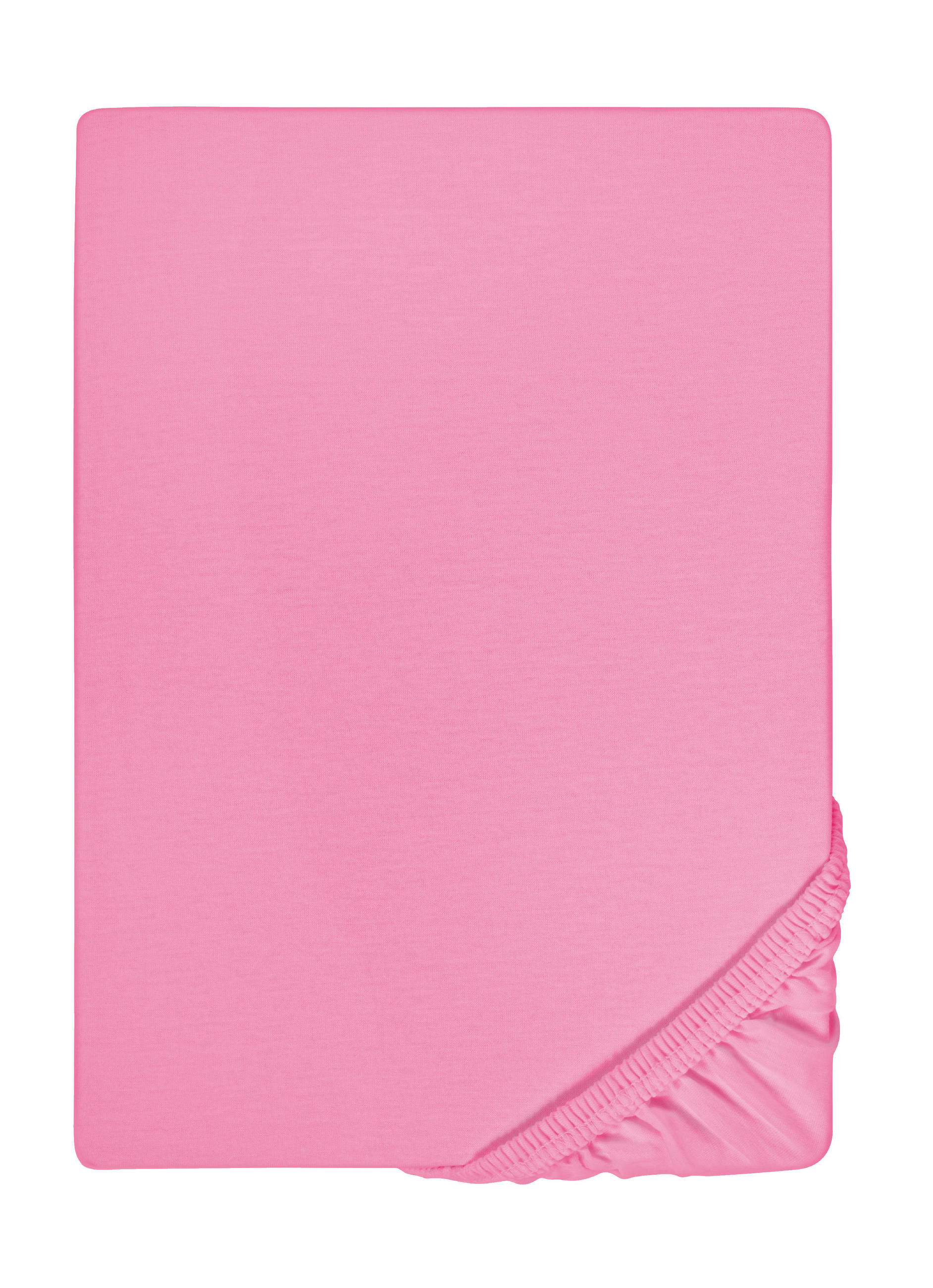 biberna Spannbetttuch Pink 160x200 cm