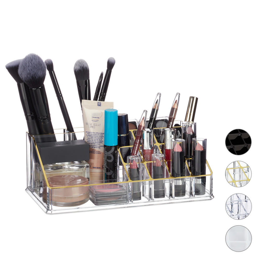 ORGANIZATOR Auriu acril 16-compartimente