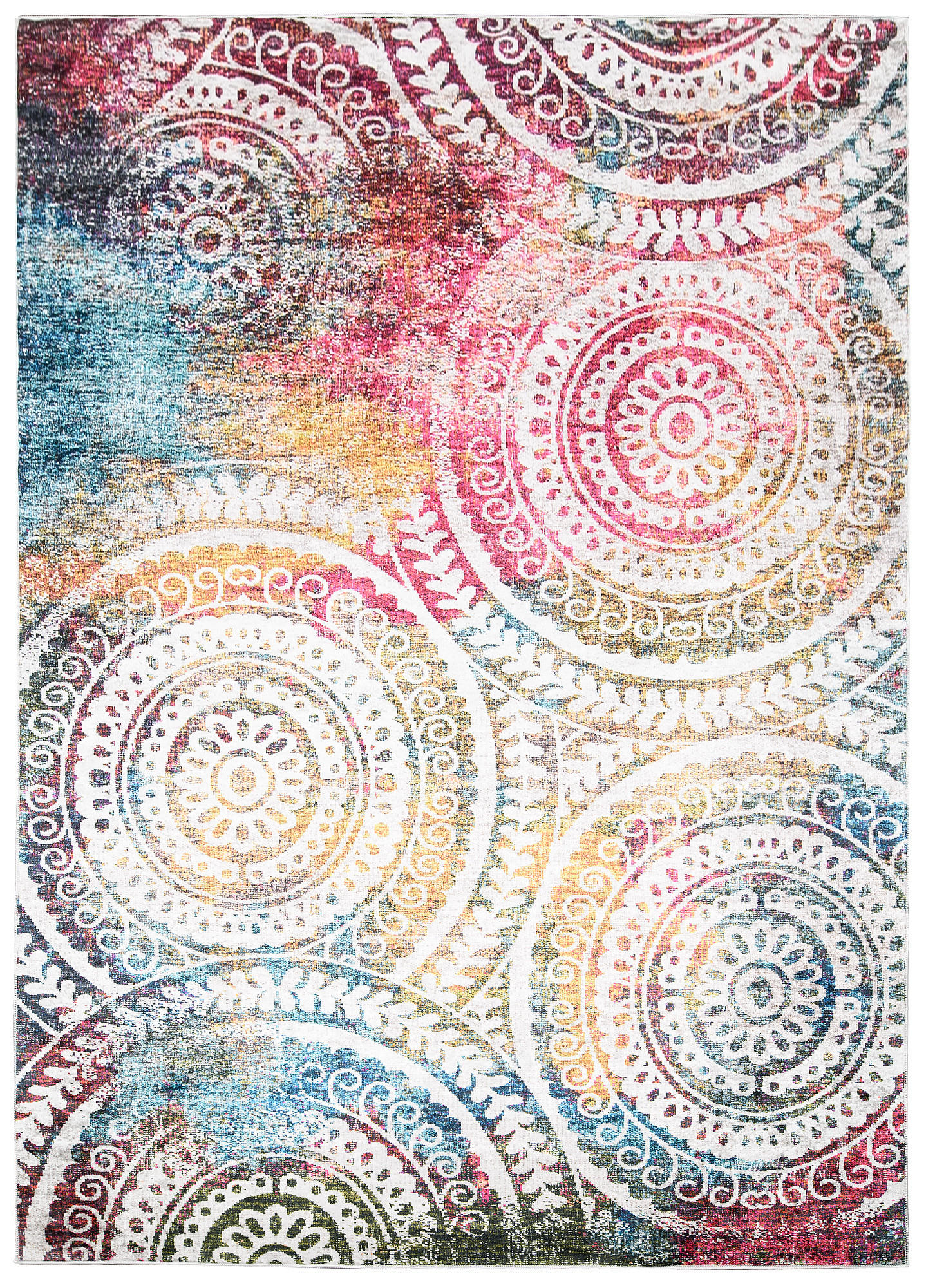 TEPPICH TOSCANA Multicolor 160/230 cm - Multicolor, Textil (160/230cm) - Tapiso