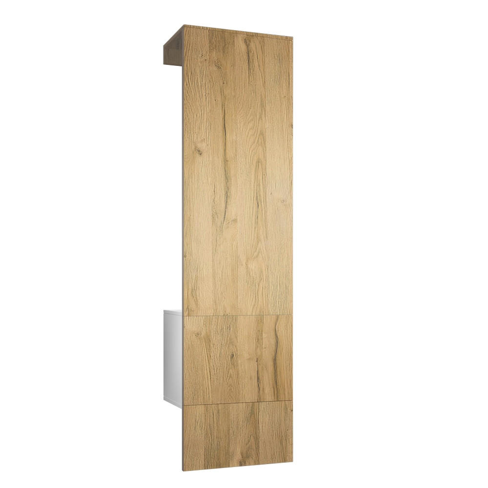 GARDEROBE Carlton Paneel in Eiche Nature - Eichefarben, Holzwerkstoff (52/193/35cm) - Vladon