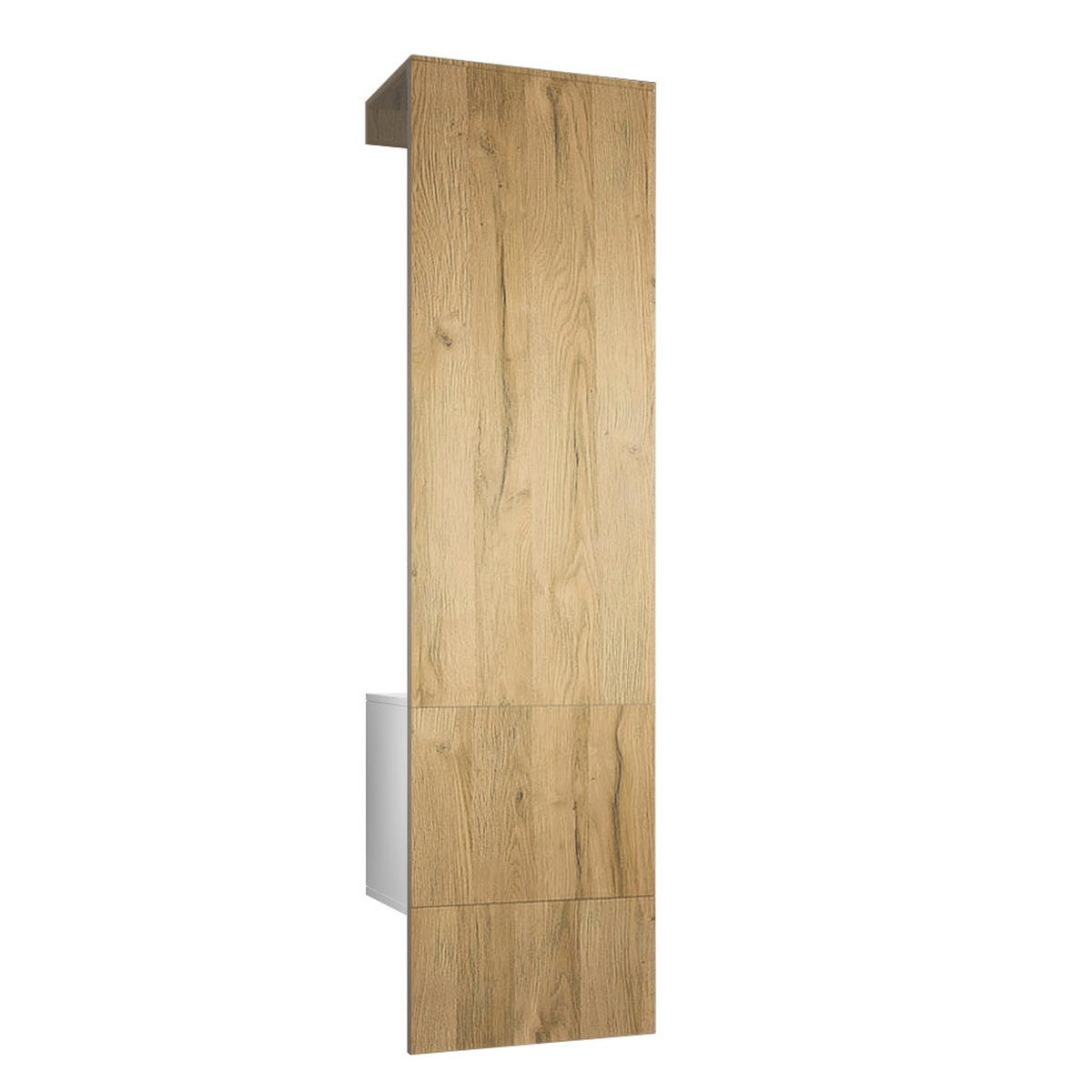 GARDEROBE Carlton Paneel in Eiche Nature - Eichefarben, Holzwerkstoff (52/193/35cm) - Vladon
