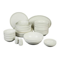 GESCHIRRSET Milano 28-tlg. weiß - Weiß, Keramik (41/38/38cm) - Mulex