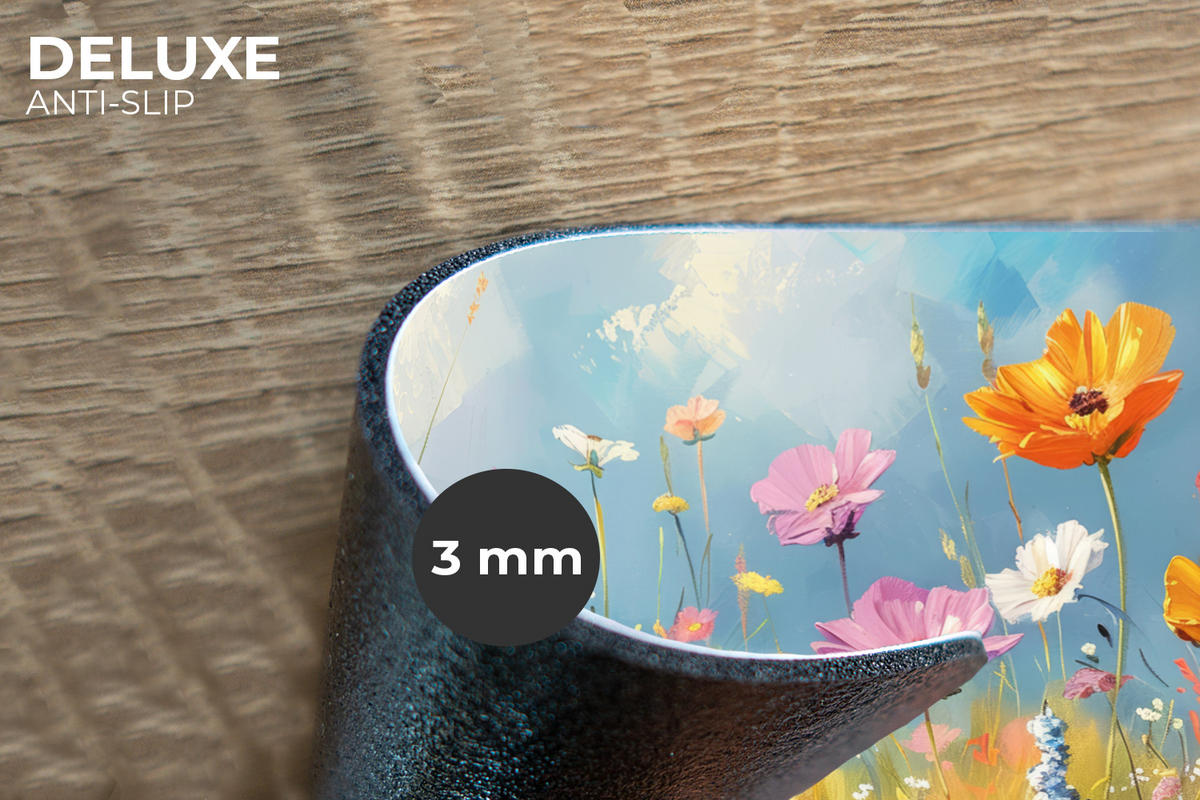 PLATZSETS 6er-Set Blumen - Natur - Botanik - Kunst 45x30 cm - Multicolor, Kunststoff (0.3/45/30cm) - MuchoWow