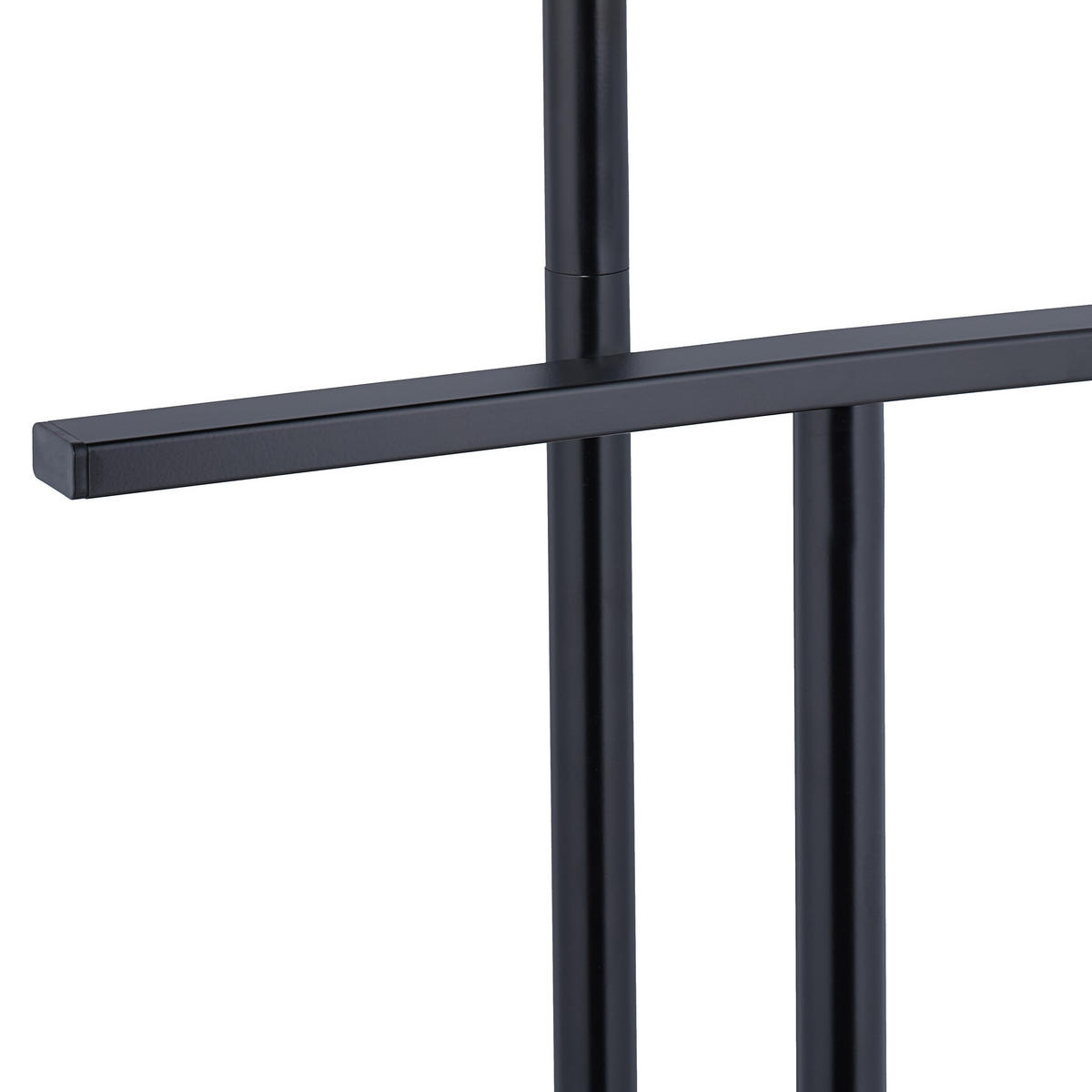 HERRENDIENER - Schwarz, Metall (45/121/33.5cm) - Relaxdays