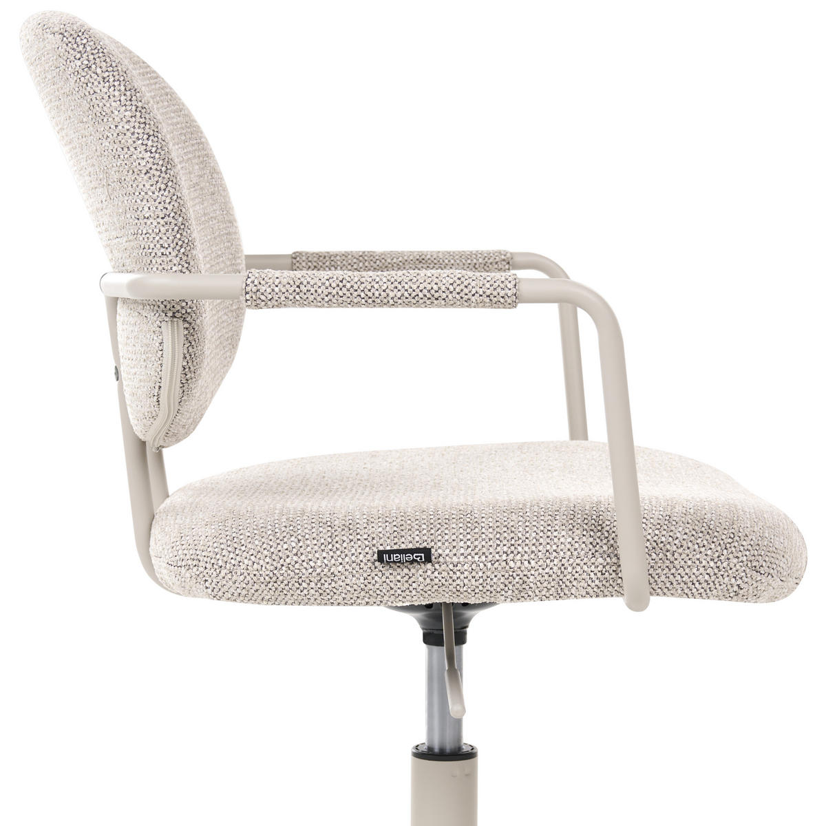 BÜROSTUHL Stoff Beige Ripley - Beige, Textil (60/82/60cm) - Beliani