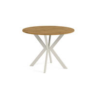 ESSTISCH EVO - Kaschmir/Alteiche, Holzwerkstoff/Metall (100/100/76cm) - Meblini