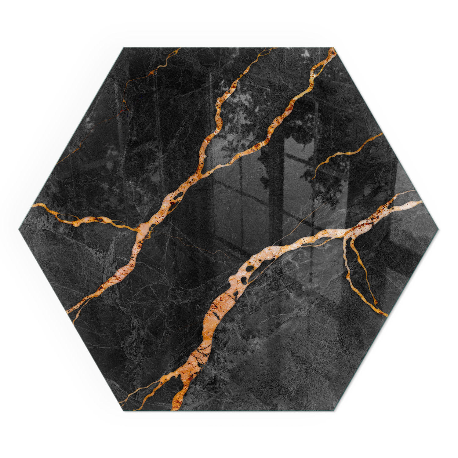 GLASPLATTE für Kamin h40 cm - Schwarz, Glas (40/40/0.4cm) - TULUP