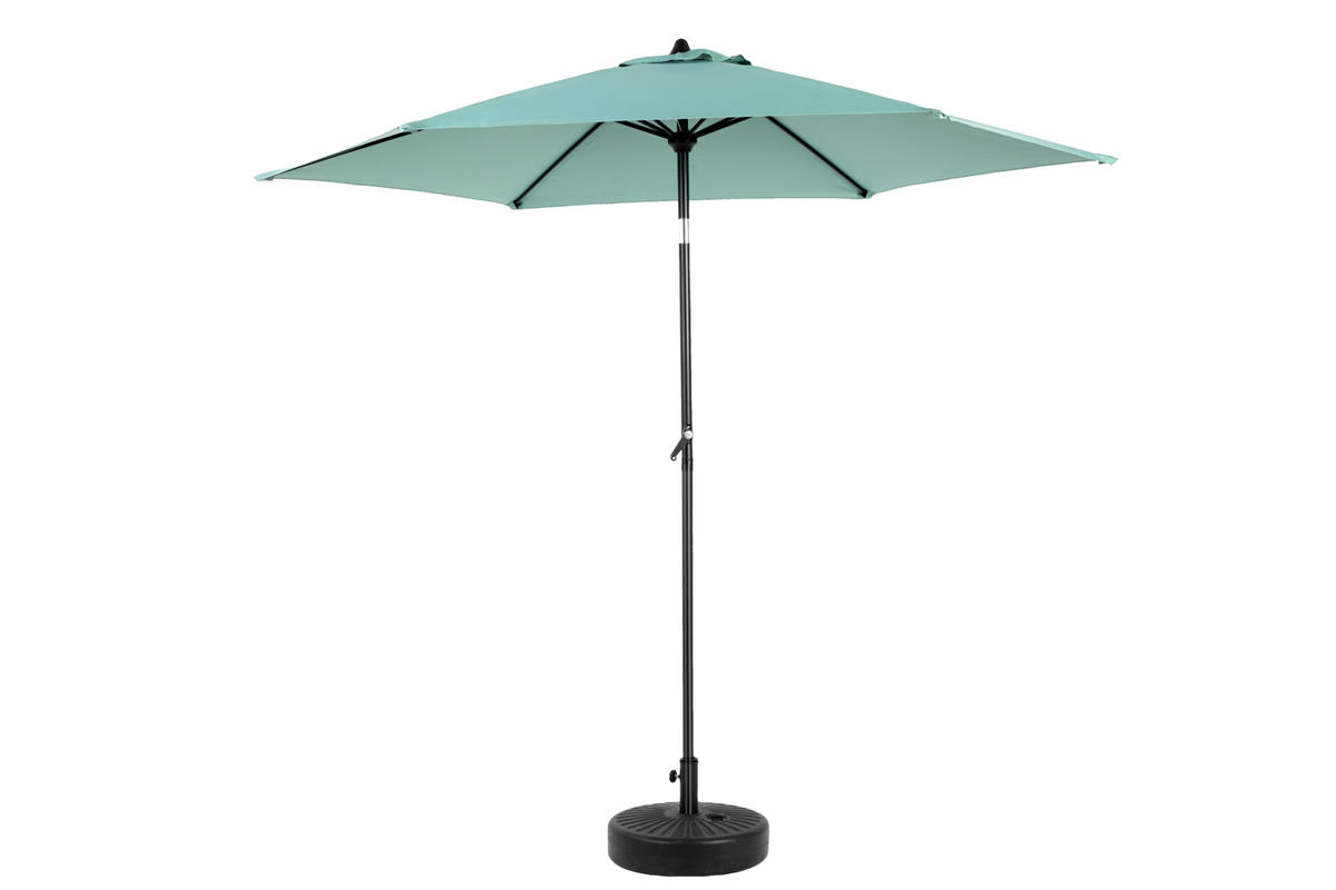 SONNENSCHIRM Doppel Rechteck hellgrün - Grün, Metall (294/294cm) - ComfortXL