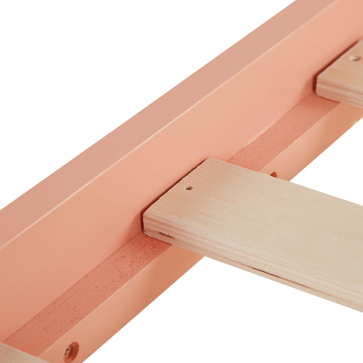 KINDERBETT altrosa 90/200 cm Lattenrost - Altrosa, Holz (95/77/209cm) - Homestyle4u