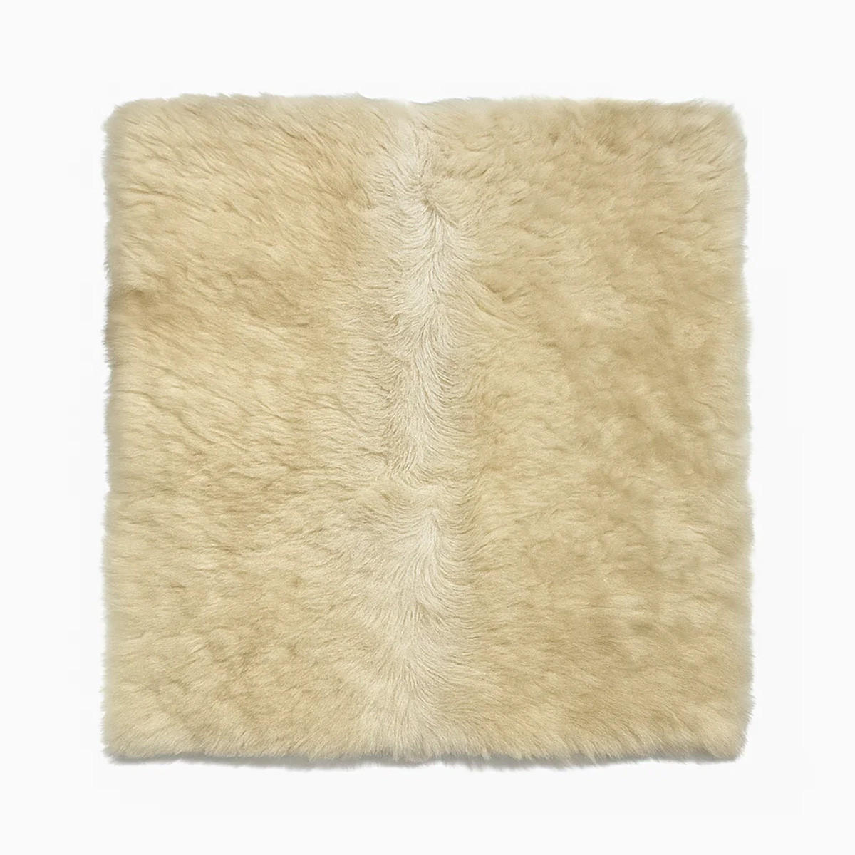 SITZAUFLAGE Schaffell Kurzhaar Creme rund/eckig 40 cm - Creme, Fell (40/40cm) - Provellus