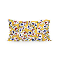 KISSENBEZUG tea time 50x75 cm mehrfarbig - Multicolor, Textil (50/75cm) - Happy Friday