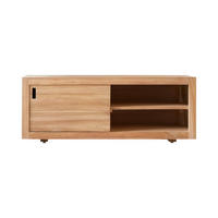 TV-SCHRANK Adam Natur aus Teak - Naturfarben, Holz (120/45/45cm) - Tikamoon