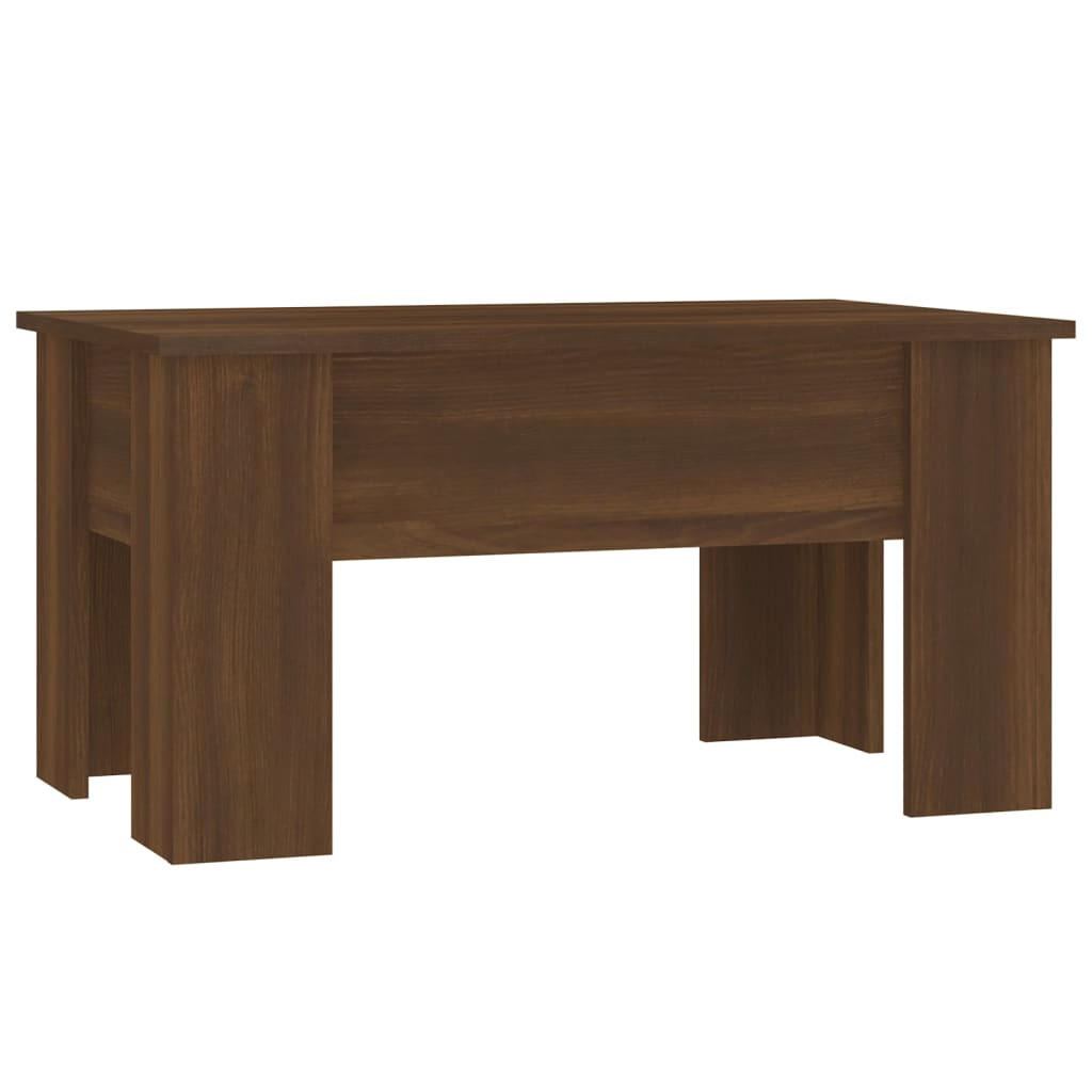 COUCHTISCH Braun Eichen-Optik 79x49x41 cm Holzwerkstoff - Braun, Holzwerkstoff (79/49/41cm) - furnicato
