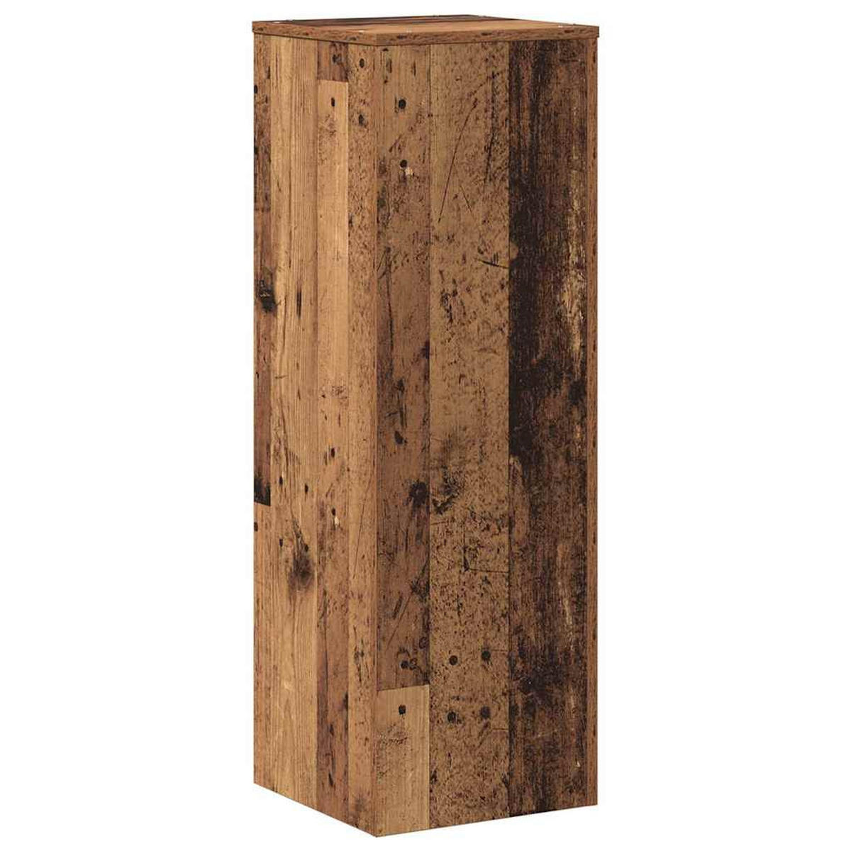 PFLANZENSTÄNDER Altholz-Optik 33/33/100 Cm Holzwerkstoff - Dunkelbraun, Holzwerkstoff (33/100/33cm) - vidaXL