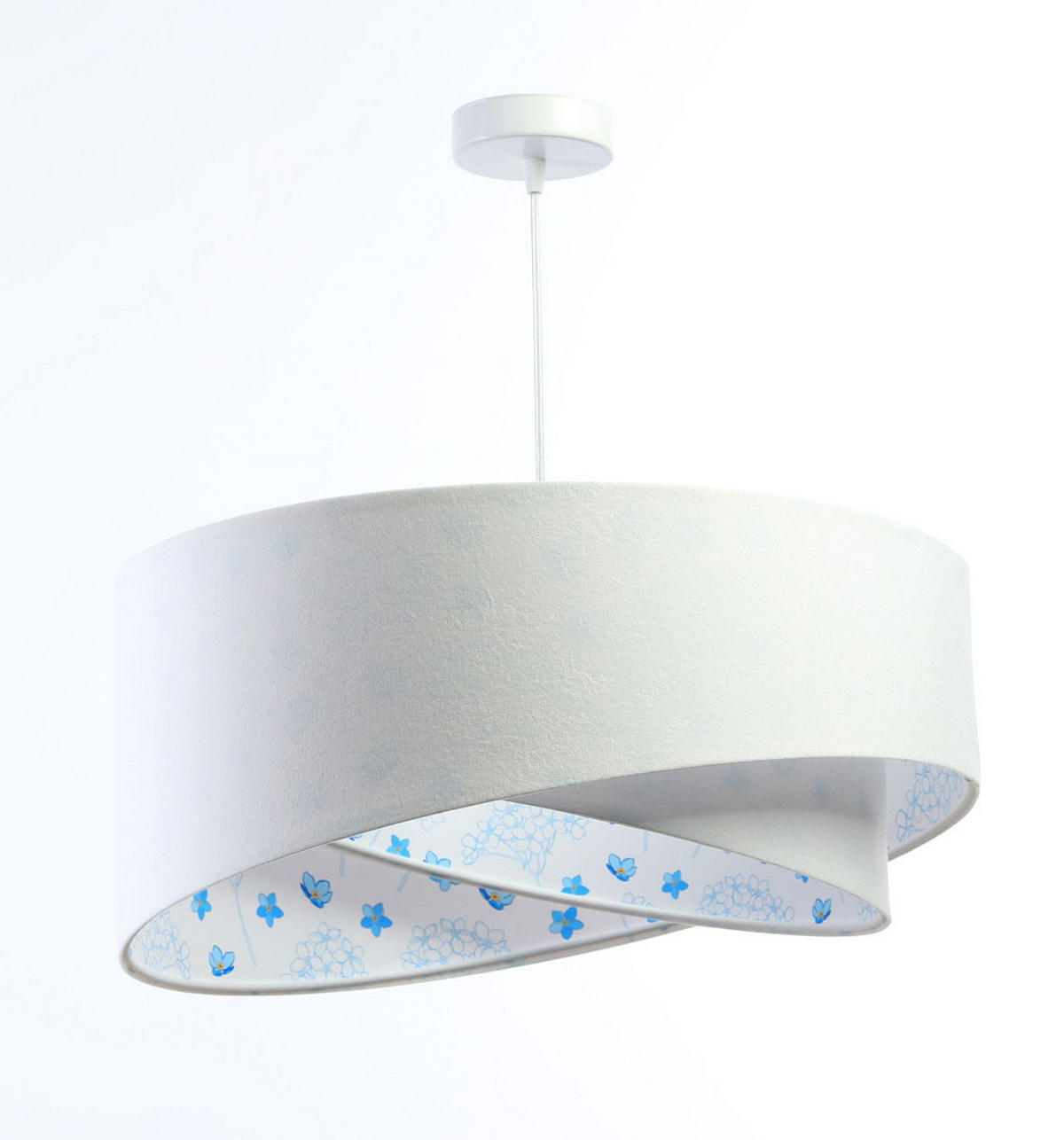 HÄNGELEUCHTE Blau 50/23 cm - Blau, Kunststoff (50/1/23cm) - ONZENO