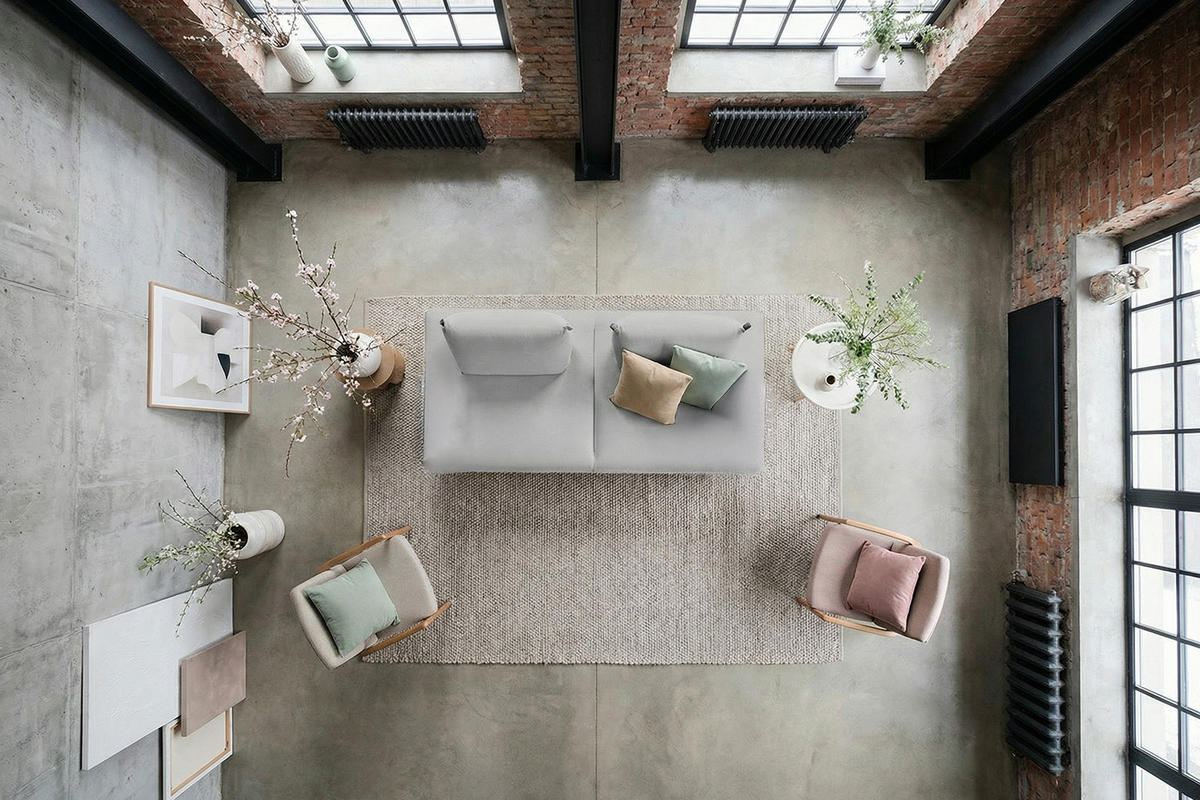 SCHLAFSOFA CANE Grau Webstoff - Schwarz/Grau, Textil/Metall (210/80/100cm) - KAWOLA