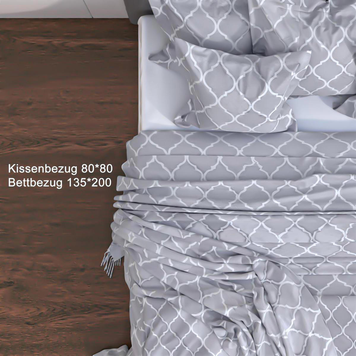 BETTWÄSCHE (Weiß) - Weiß, Kunststoff (135/200cm) - Intirilife