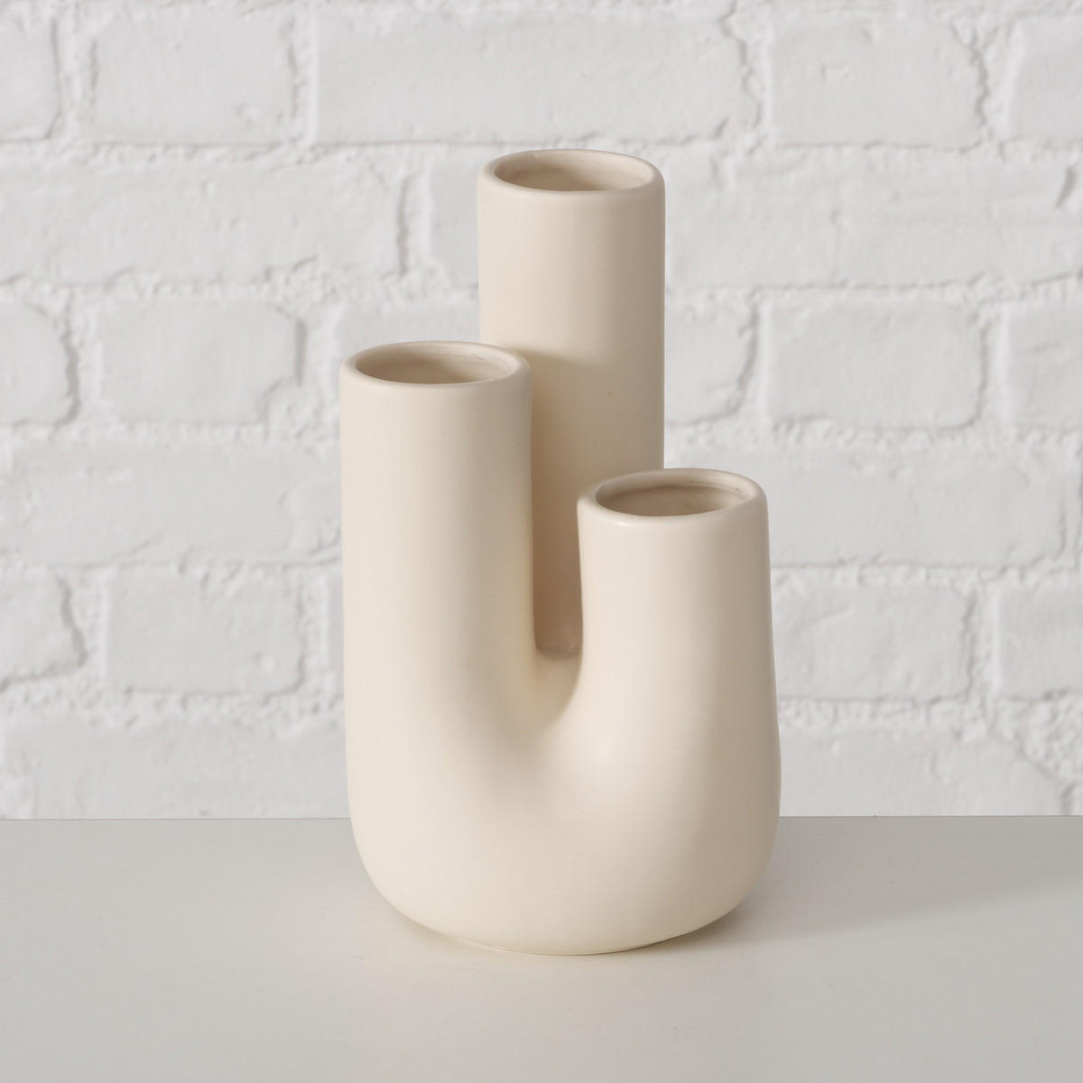 VASE Astory H. 30 cm - Beige, Keramik (20cm) - Boltze Home