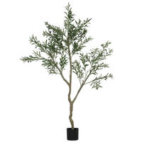 KÜNSTLICHER Olivenbaum groß 180 cm - Grün, Kunststoff (180cm) - HOMCOM