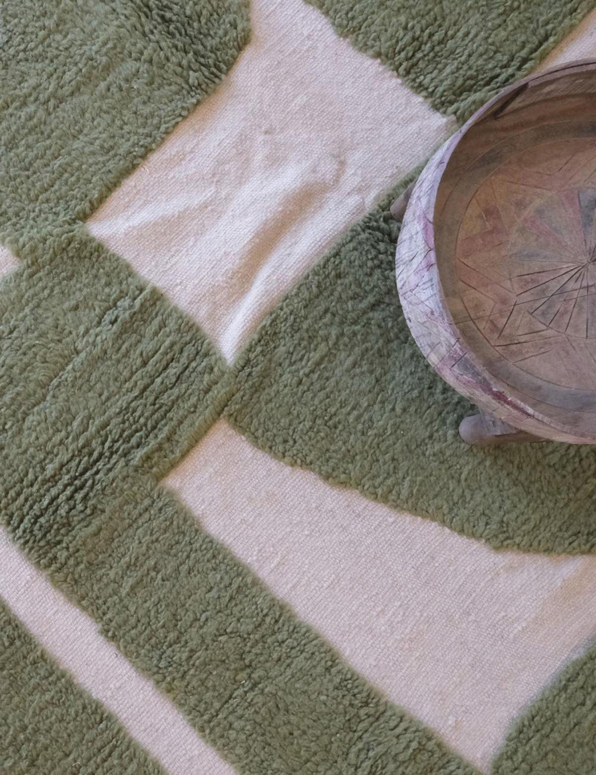 BERBERTEPPICH mit Reliefstruktur 211x 288 cm - Grün, Naturmaterialien (211/288cm) - AFK Living