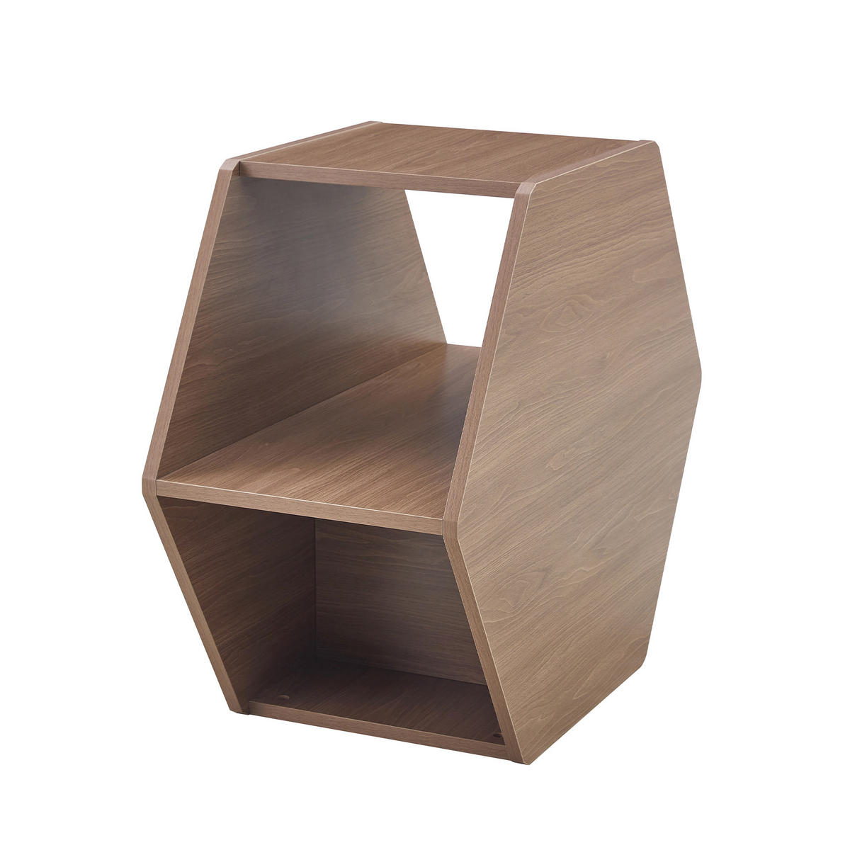 COUCHTISCH 79/69,4/40 cm Tiefes Pfirsichfarben mit Zylindrischen Beinen aus MDF - Braun, Holzwerkstoff (79/69.4/48cm) - OKWISH