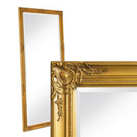 WANDSPIEGEL XXL Spiegel 200x100 cm, Gold - Goldfarben, Holz (100/200/200cm) - dasmöbelwerk