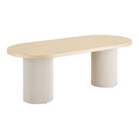 ESSTISCH, Solva, Sandfarben, MDF, 100 x 220 x 75 cm - Sandfarben, Holzwerkstoff (220/100/75cm) - ebuy24