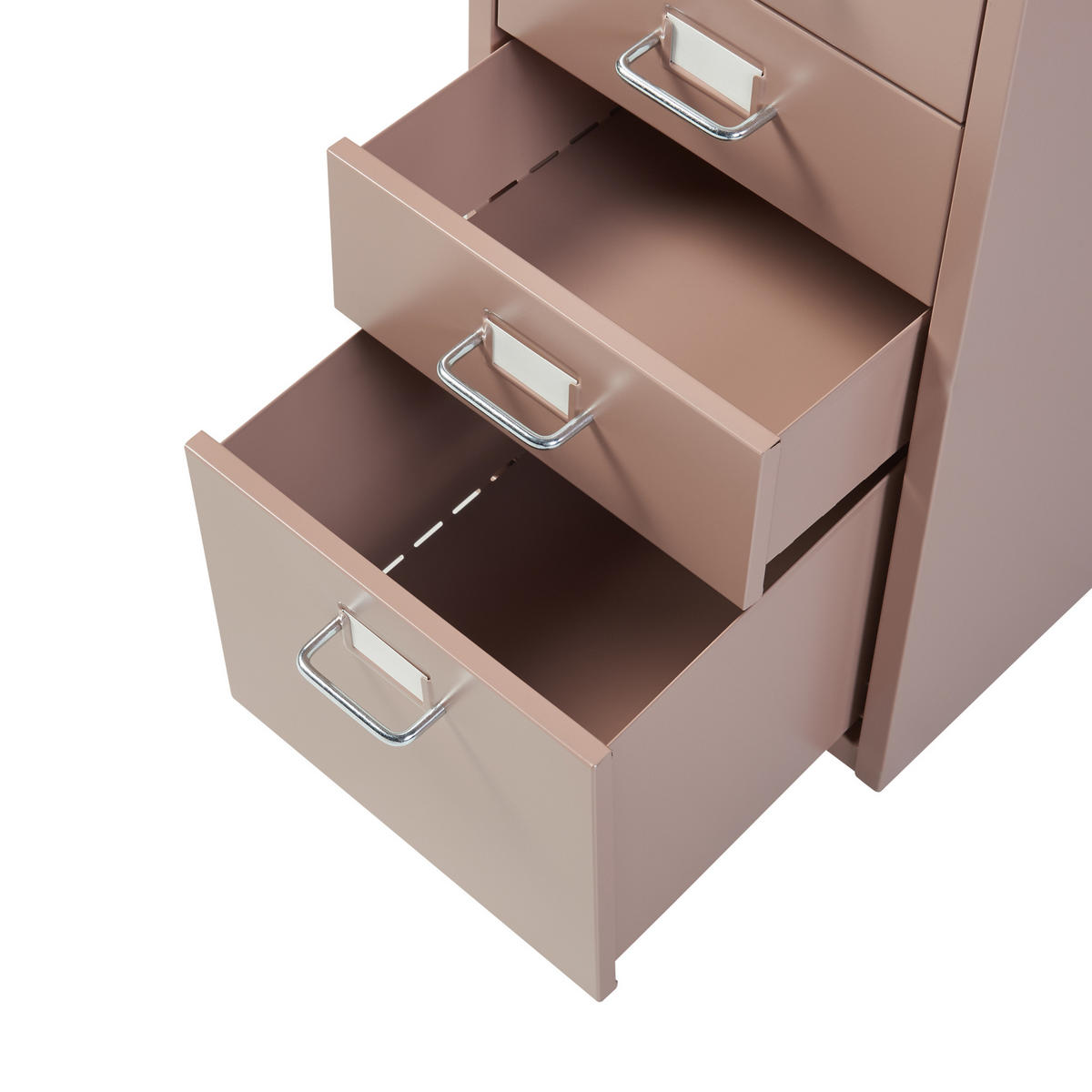 ROLLCONTAINER Kökar - Hellbraun, Metall (28/69/41cm) - [en.casa]
