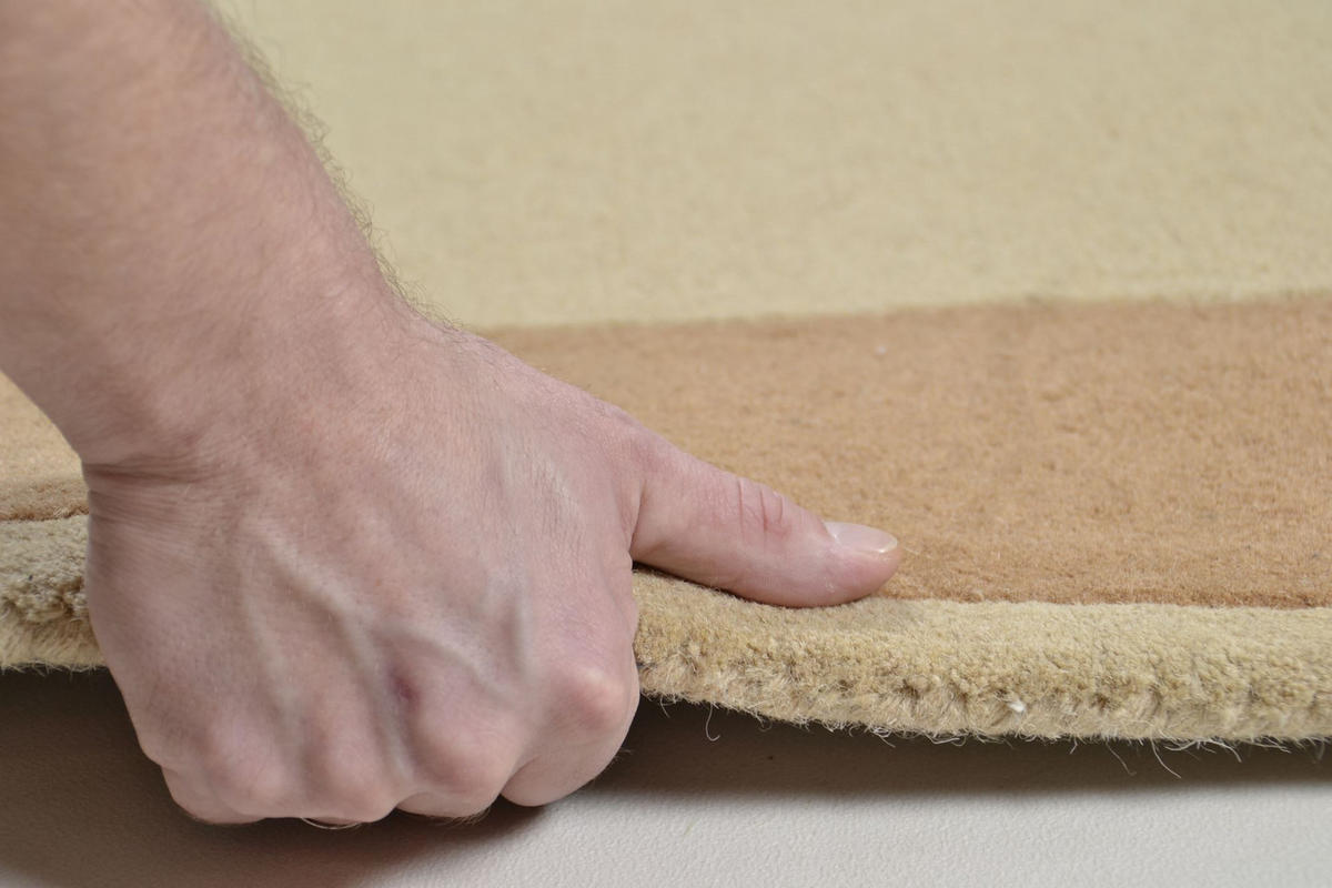 HANDTUFTTEPPICH Hawai 140x200 cm - Beige, Textil (140/200cm) - THEKO