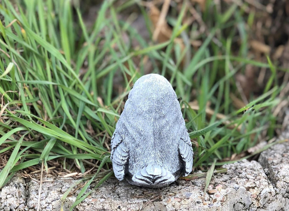 STEINFIGUR 3er Set kleine Vögel Steinguss frostfest wetterfest - Grau, Stein (5/6/6cm) - stoneandstyle