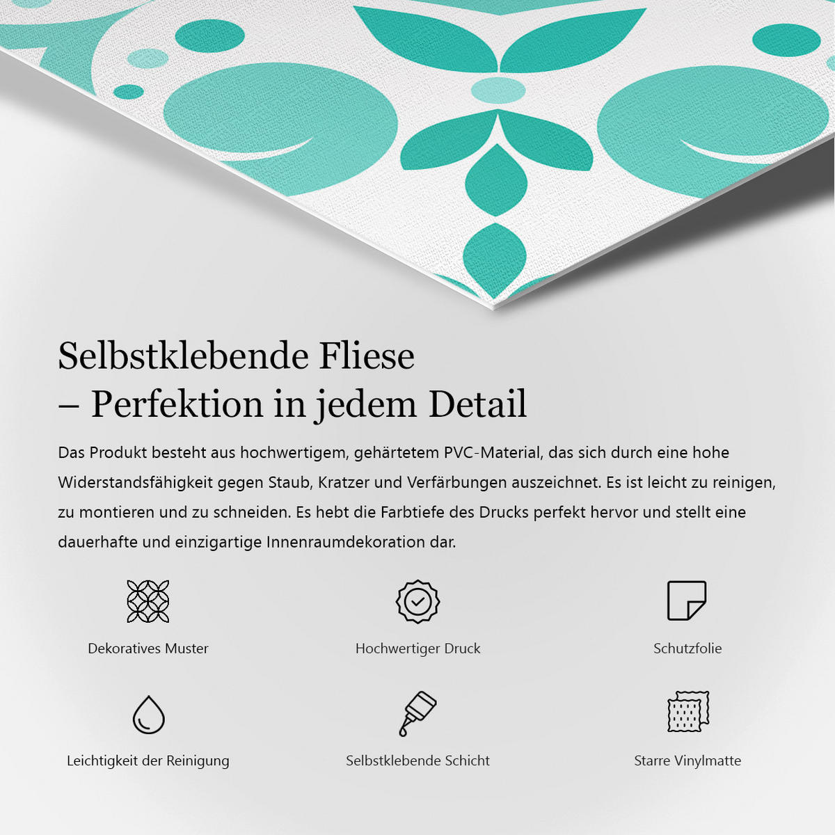 WANDPANEEL 9 Stück 30x30 cm selbstklebend Jornisse - Schwarz, Kunststoff (30/1.6/30cm) - Wallfluent